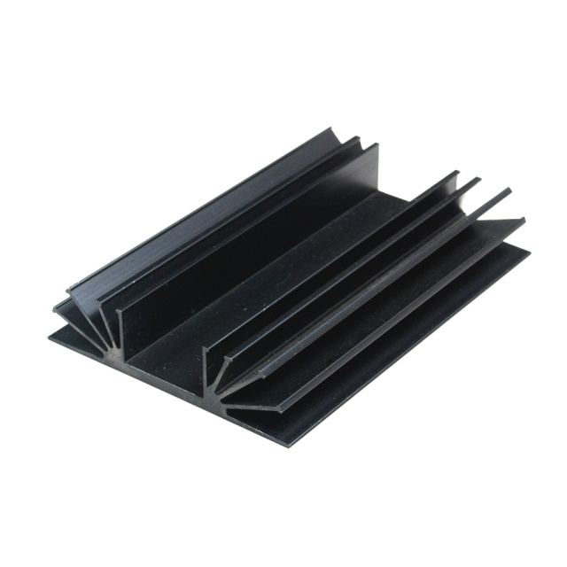 SS360 4" x6" x1" Aluminum Black Heat Sink